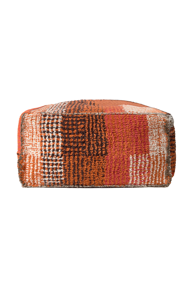 POUF CITY RÉVERSIBLE MAPLE RED