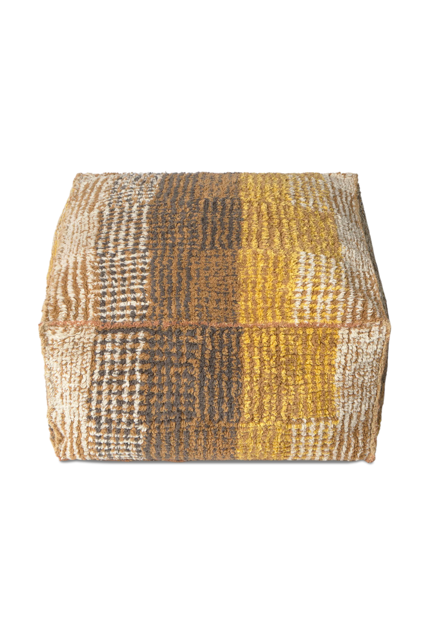 REVERSIBLE CITY POUF OCHRE