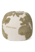 POUF RUGCYCLED WORLD MAP