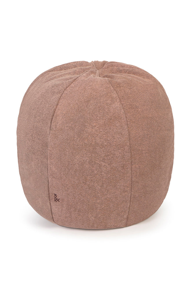 STONEWASHED POUF SOIL BROWN