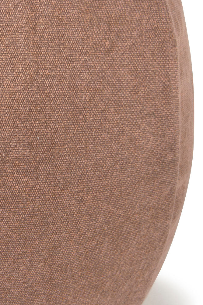 STONEWASHED POUF SOIL BROWN