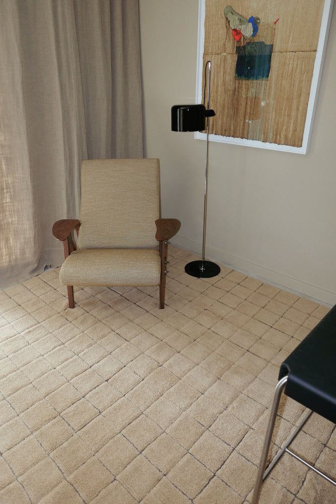 TAPPETO IN LANA MOSAIC AMBER