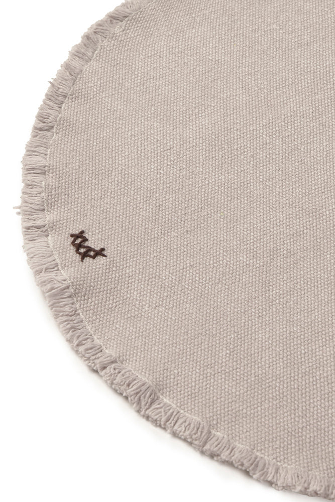 STONEWASHED PLACEMATS AND COASTERS NEW GREY (SET OF 2)