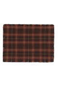 SET DE 2 SETS DE TABLE TARTAN COFFEE BEAN
