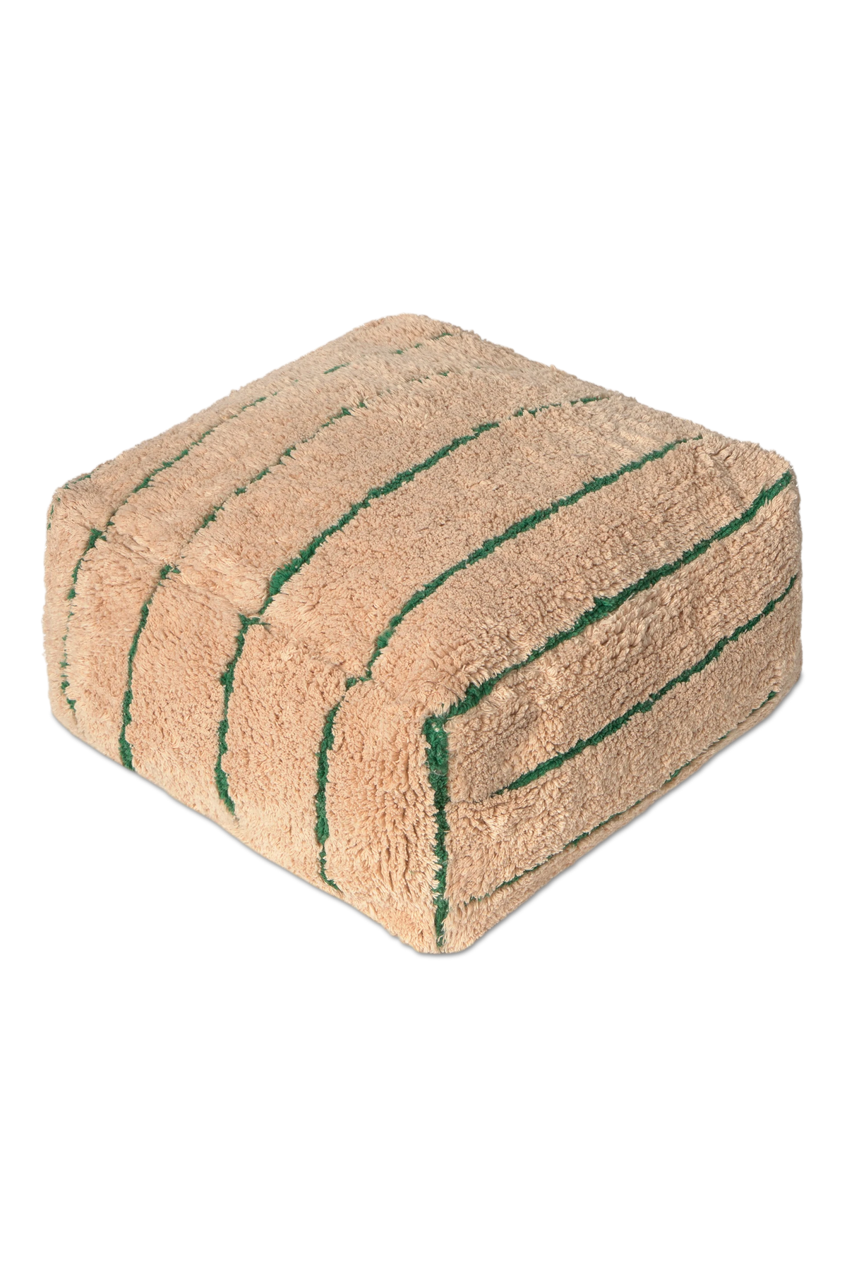 POUF LINES ROSE