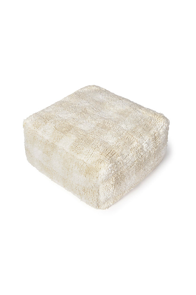 POUF VICHY IVORY