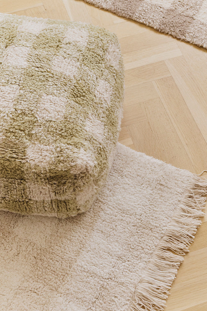 POUF VICHY MATCHA 