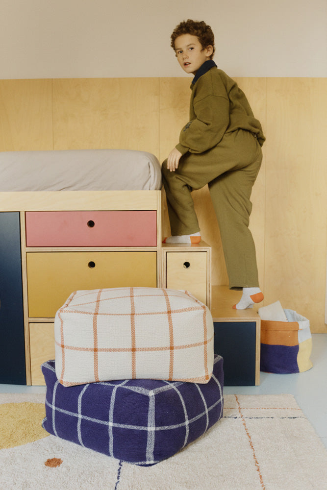HOCKER GEO BLOCK NATURAL