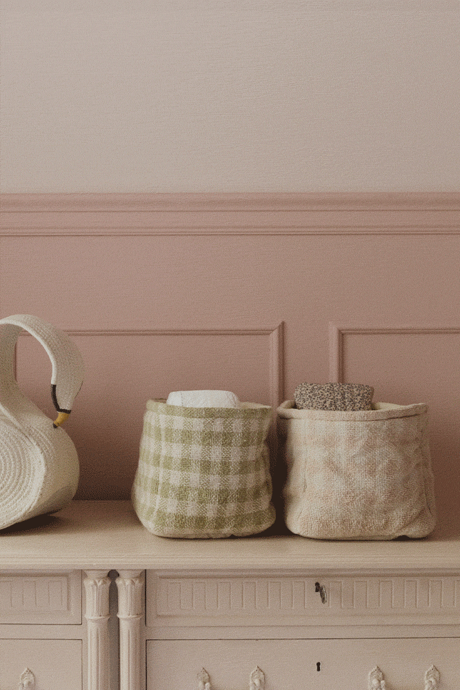 PANIER MATELASSÉ MATCHA