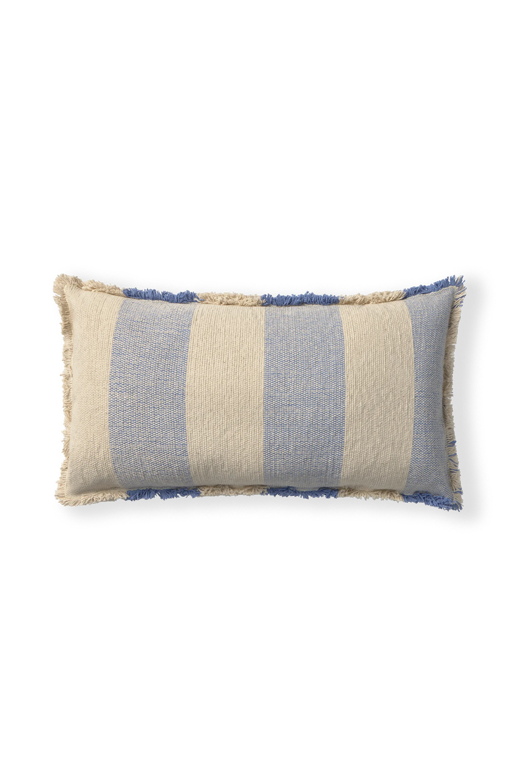 COJÍN RECTANGULAR LINES BLUE
