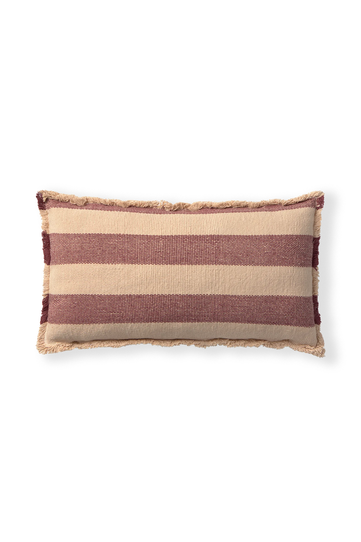 CUSCINO RETTANGOLARE LINES MARSALA