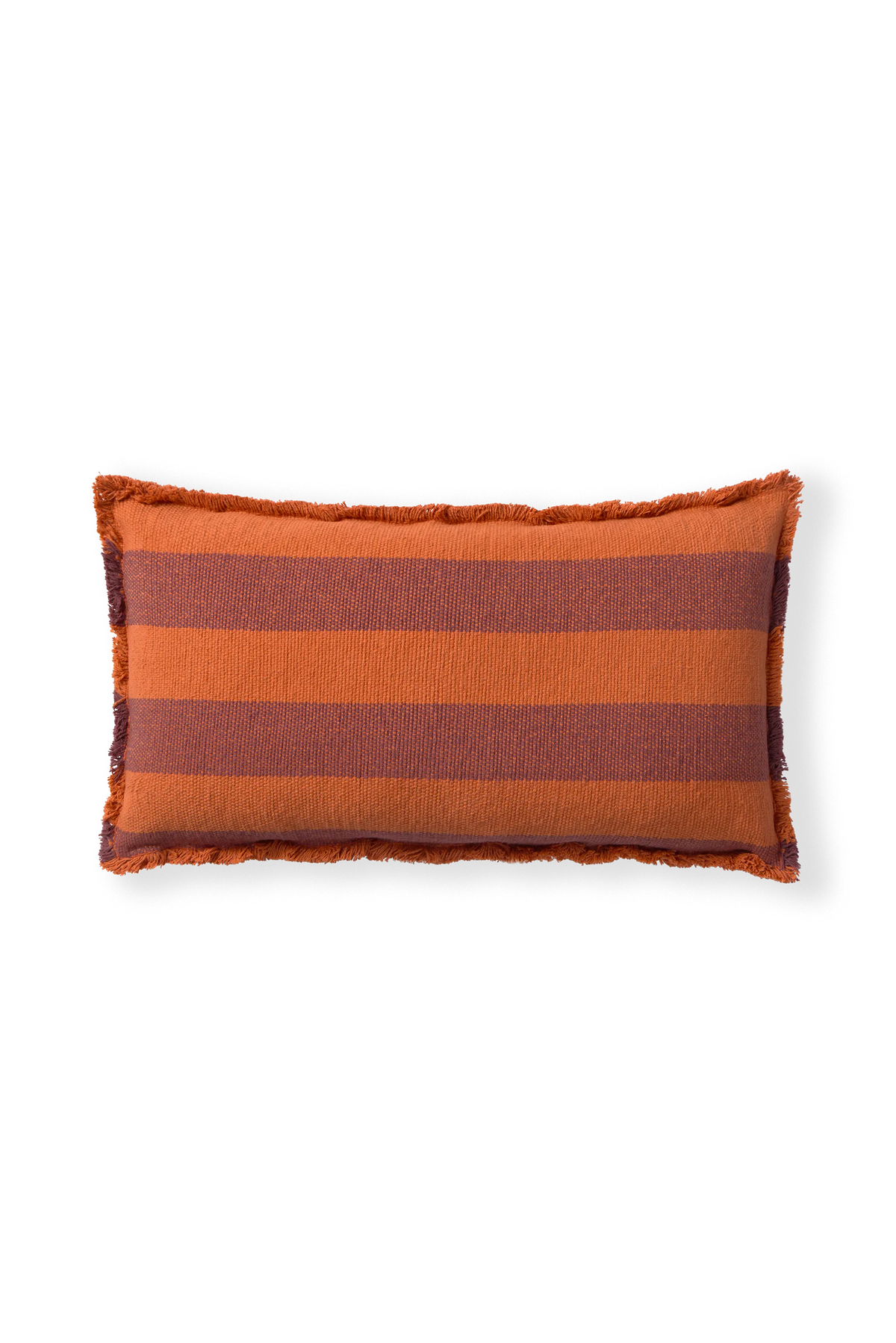 CUSCINO RETTANGOLARE LINES TERRACOTA