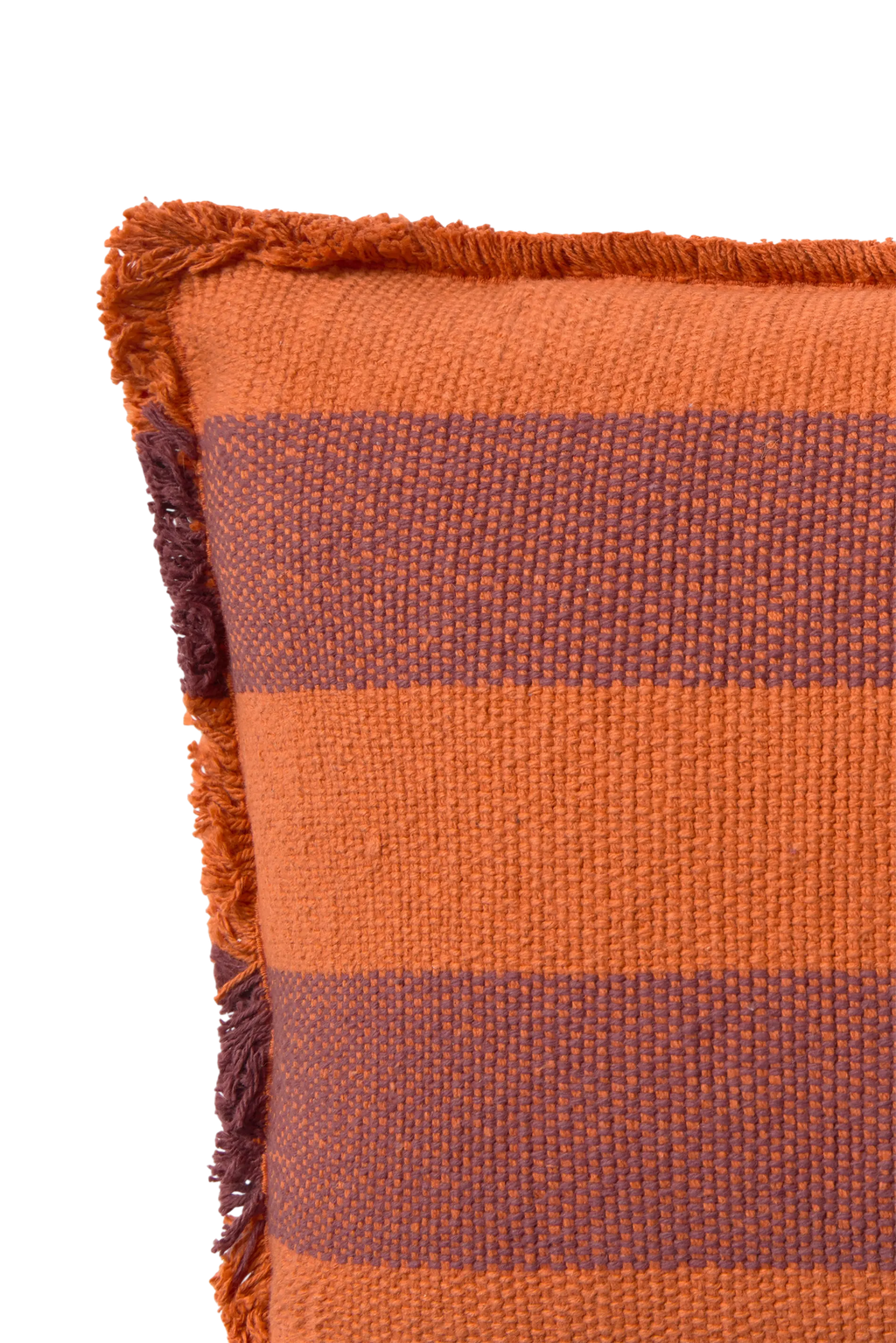 CUSCINO RETTANGOLARE LINES TERRACOTA