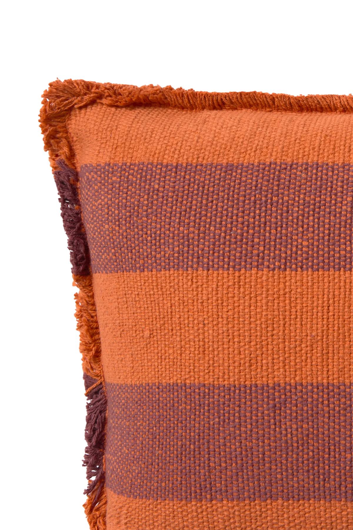 CUSCINO RETTANGOLARE LINES TERRACOTA