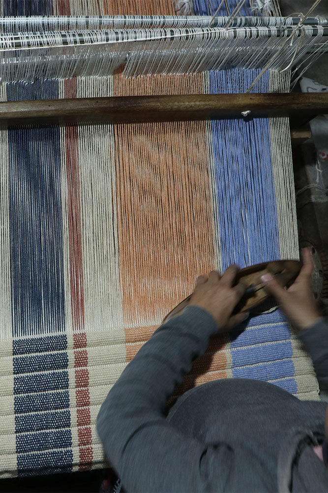 HANDLOOM RUG COLUMNS MULTI COLOR