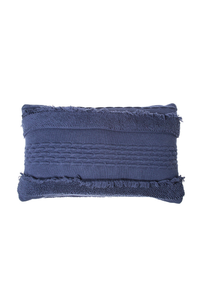 KNITTED CUSHION AIR ALASKA BLUE