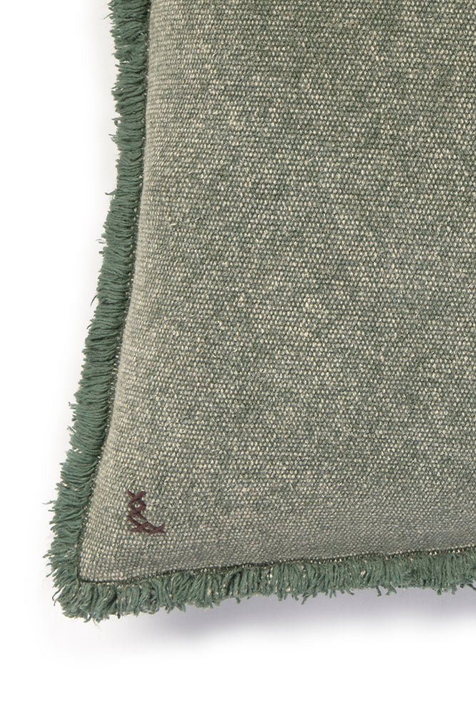 COJÍN STONEWASHED DUCK GREEN