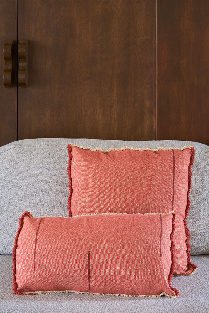 QUADRATISCHES KISSEN VERTICAL NEW TERRACOTA