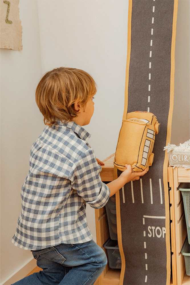 GIOCHI ECOLOGICI RIDE & ROLL SCHOOL BUS