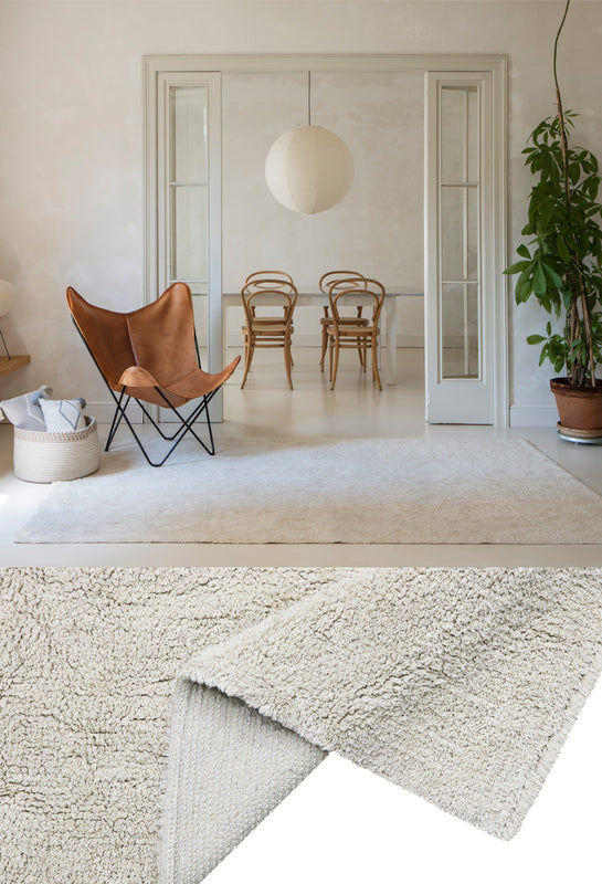 the carpet Tapis tissé à la Main en Wool de Premium , Tapis en Laine de  Fibres