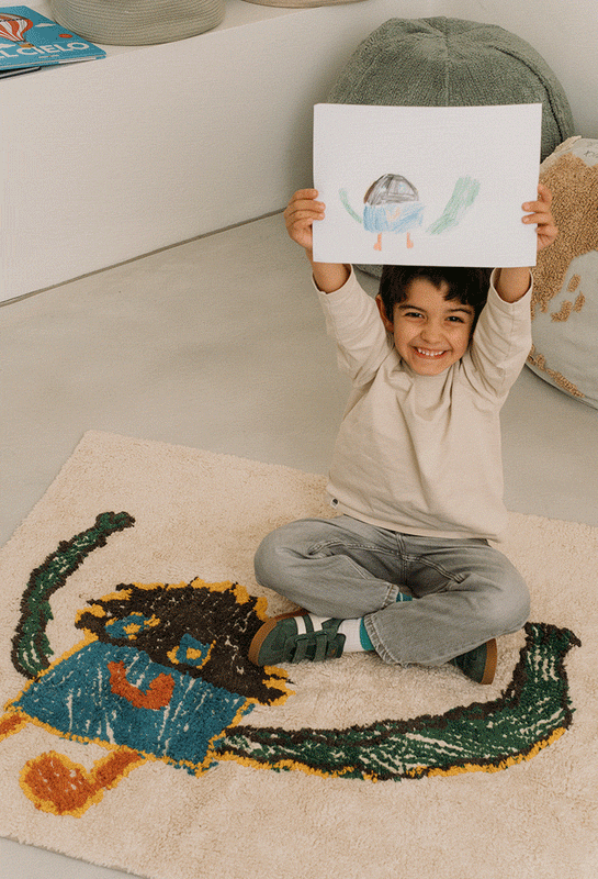 ダイヤ柄 ラグ Lorena Canals Lorena Canals | Official Store of Washable Rugs