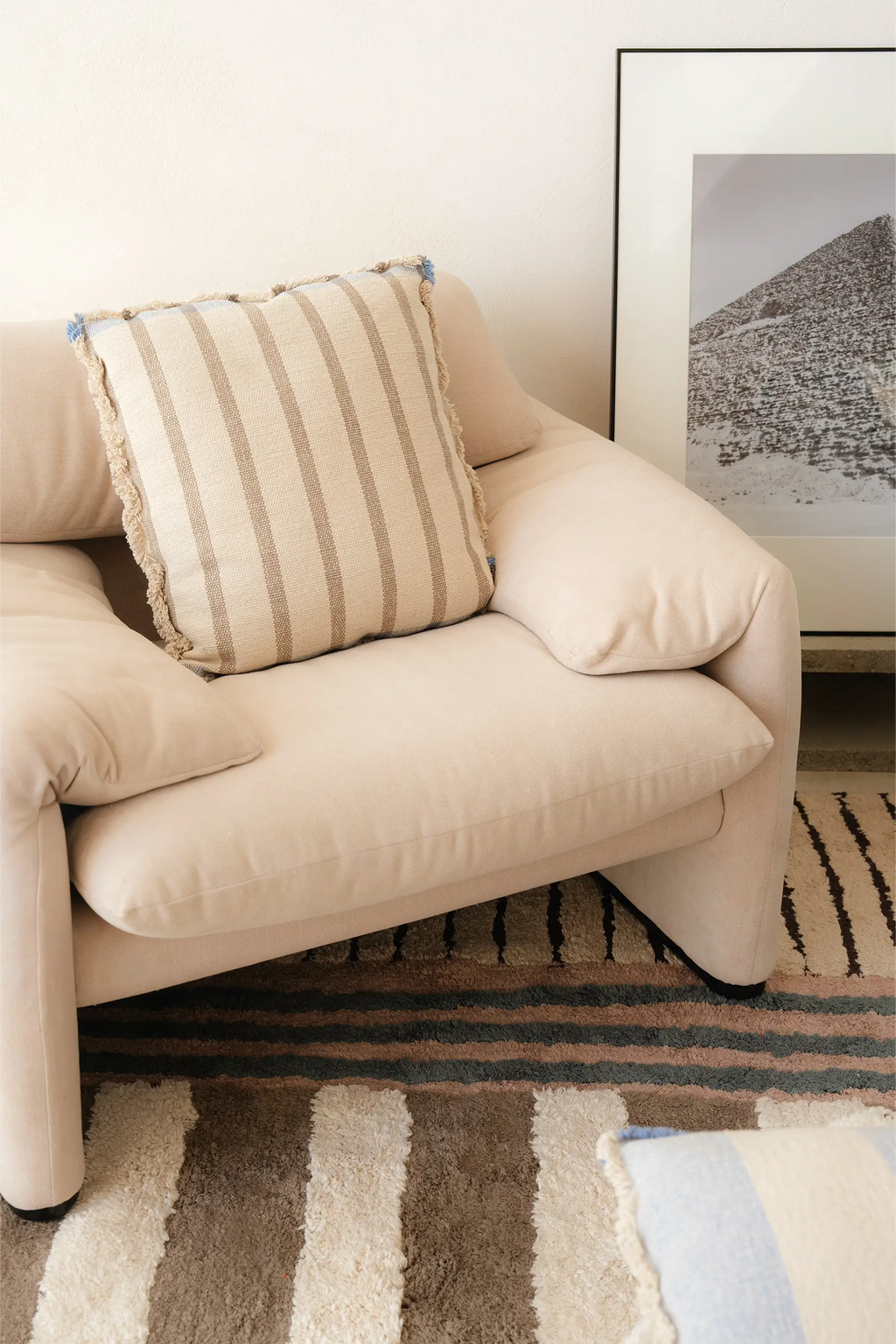 KISSEN LINES BROWN
