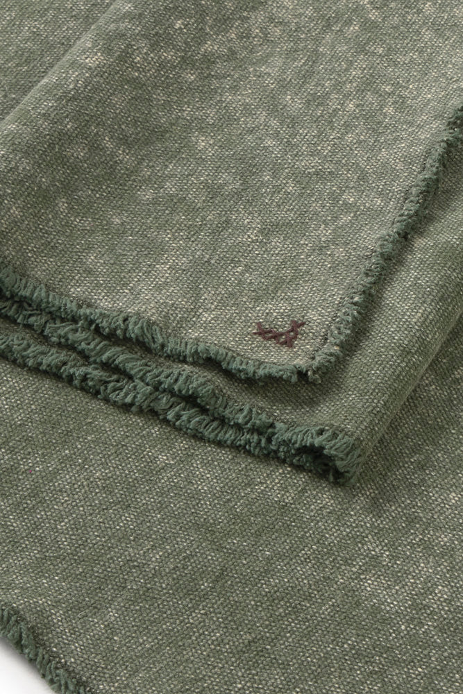 TISCHLÄUFER STONEWASHED DUCK GREEN
