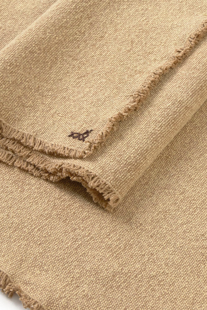 STONEWASHED TABLE RUNNER OCHRE