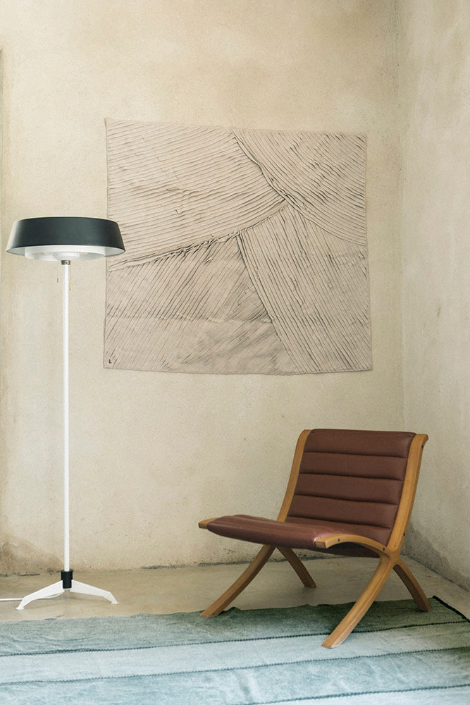 WANDDEKOR DÜNNES LEINWAND STONEWASHED NEW GREY