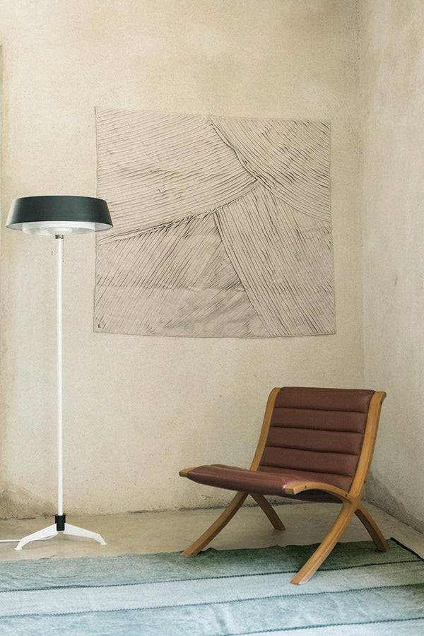 DECORO MURALE TELA SOTTILE STONEWASHED NEW GREY