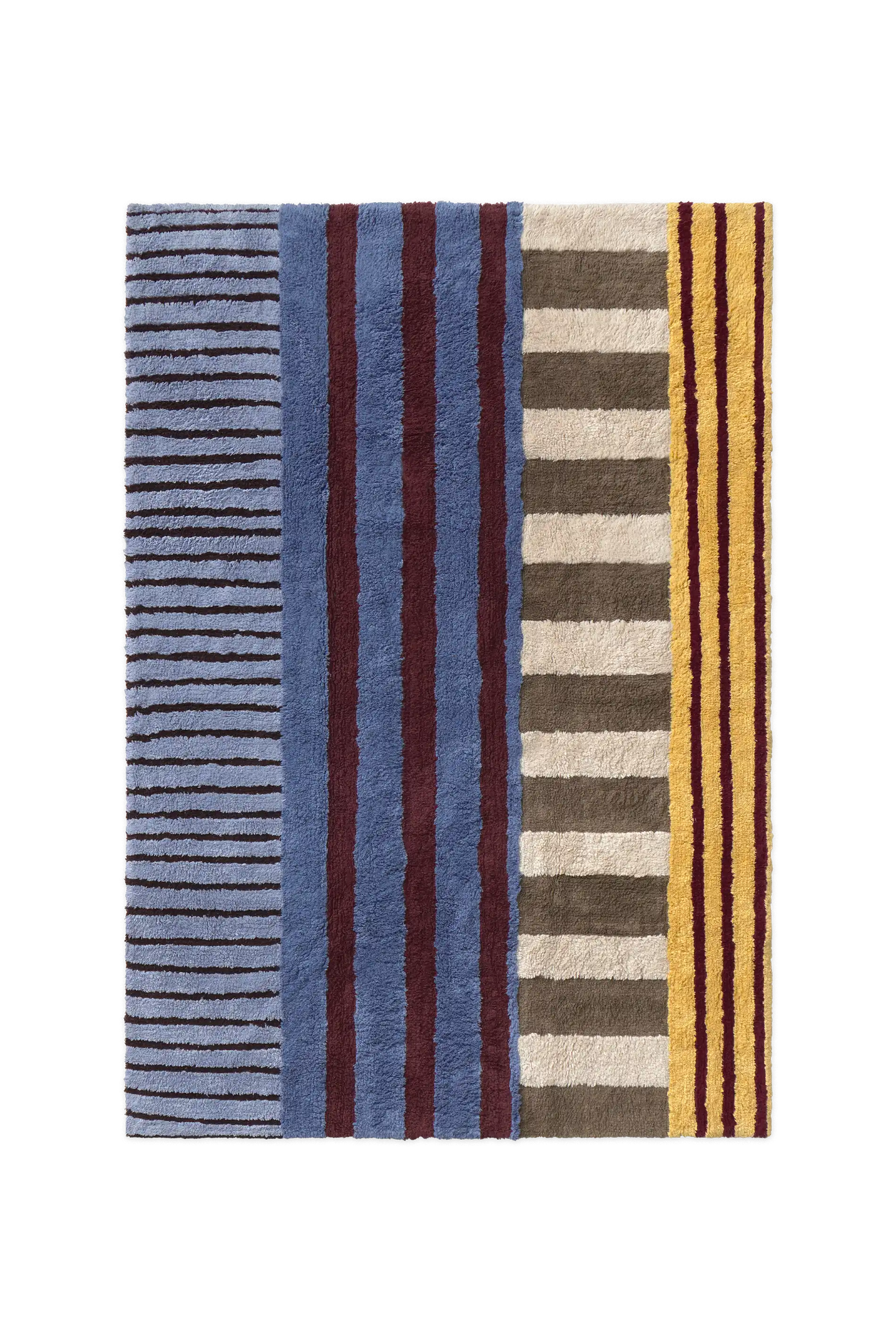 WASHABLE RUG COLOR ON INDIGO BLUE