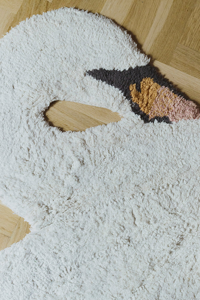 WASCHBARER TEPPICH SWAN
