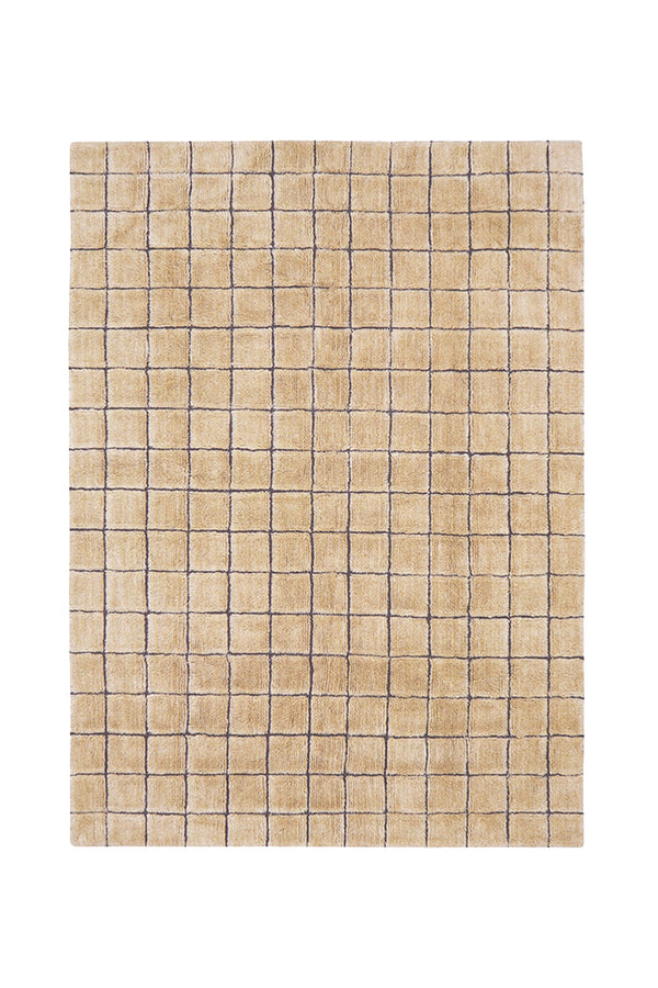 WOOL RUG MOSAIC AMBER