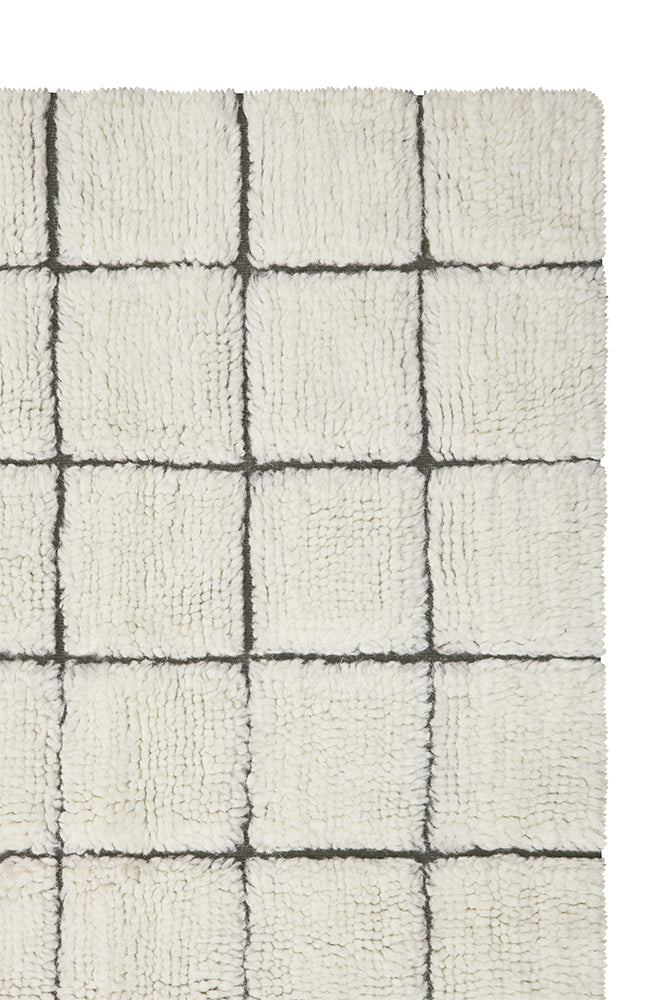 Wool rug Mosaic Natural – Lorena Canals