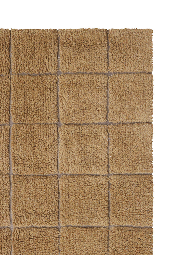 WOOL RUG MOSAIC OCHRE