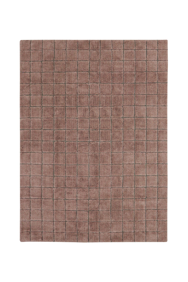 TAPIS EN LAINE MOSAIC QUARTZ