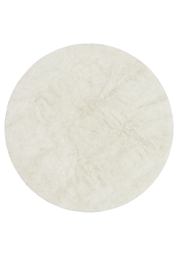 WOOLABLE TEPPICH ROUND NATURAL