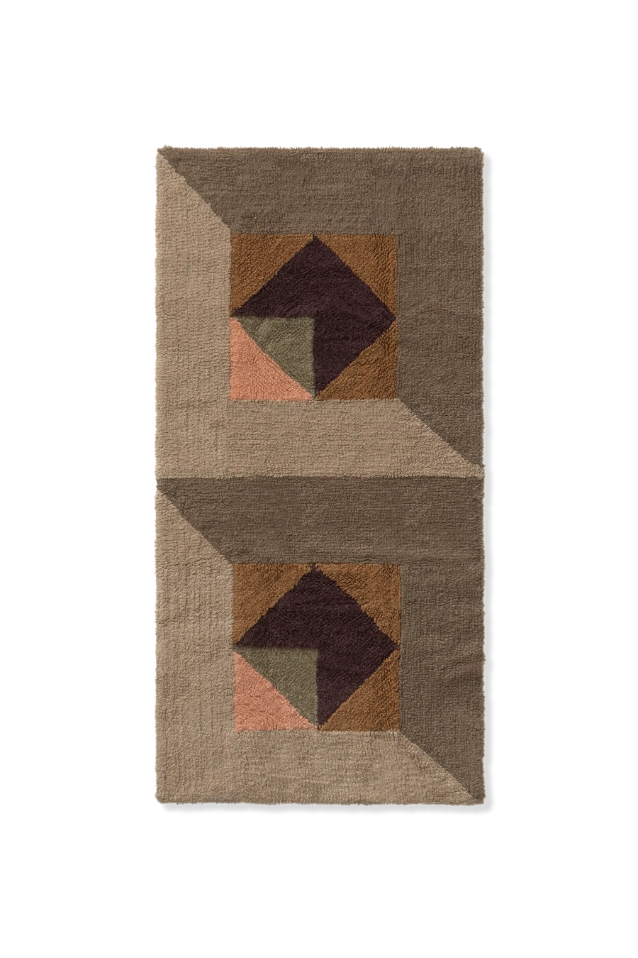 WOLLTEPPICH TESSERA KHAKI SMALL