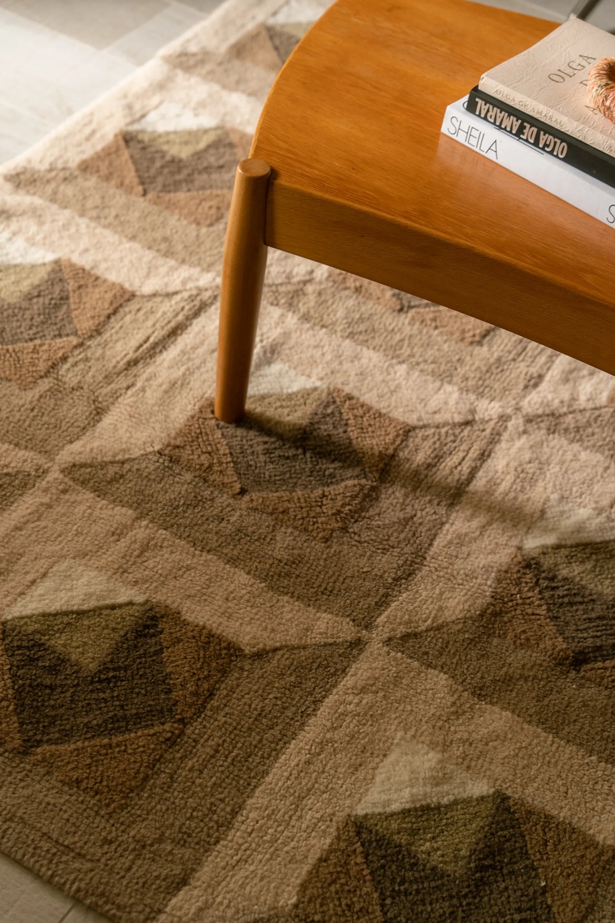 TAPIS EN LAINE TESSERA NATURAL