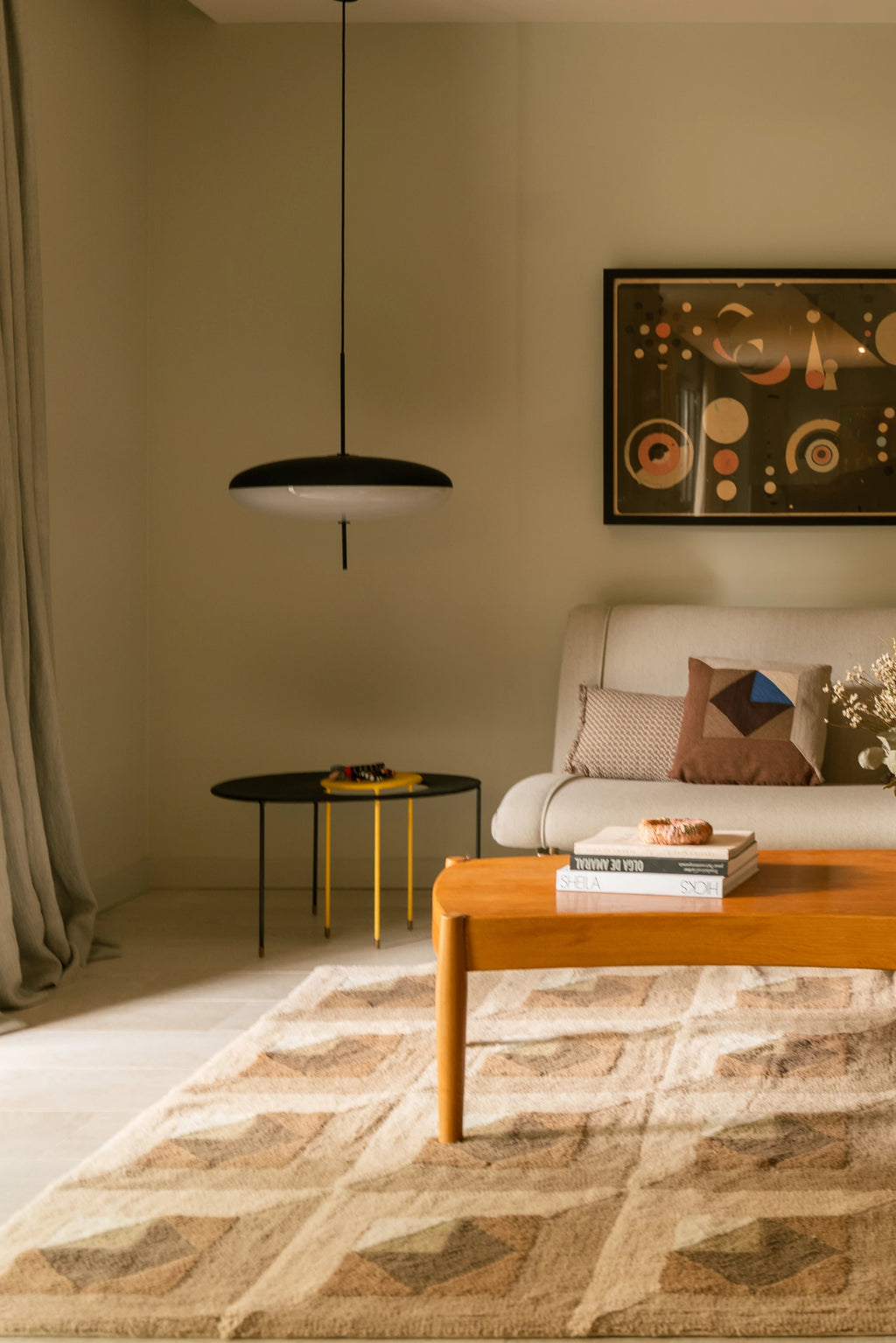 TAPIS EN LAINE TESSERA NATURAL