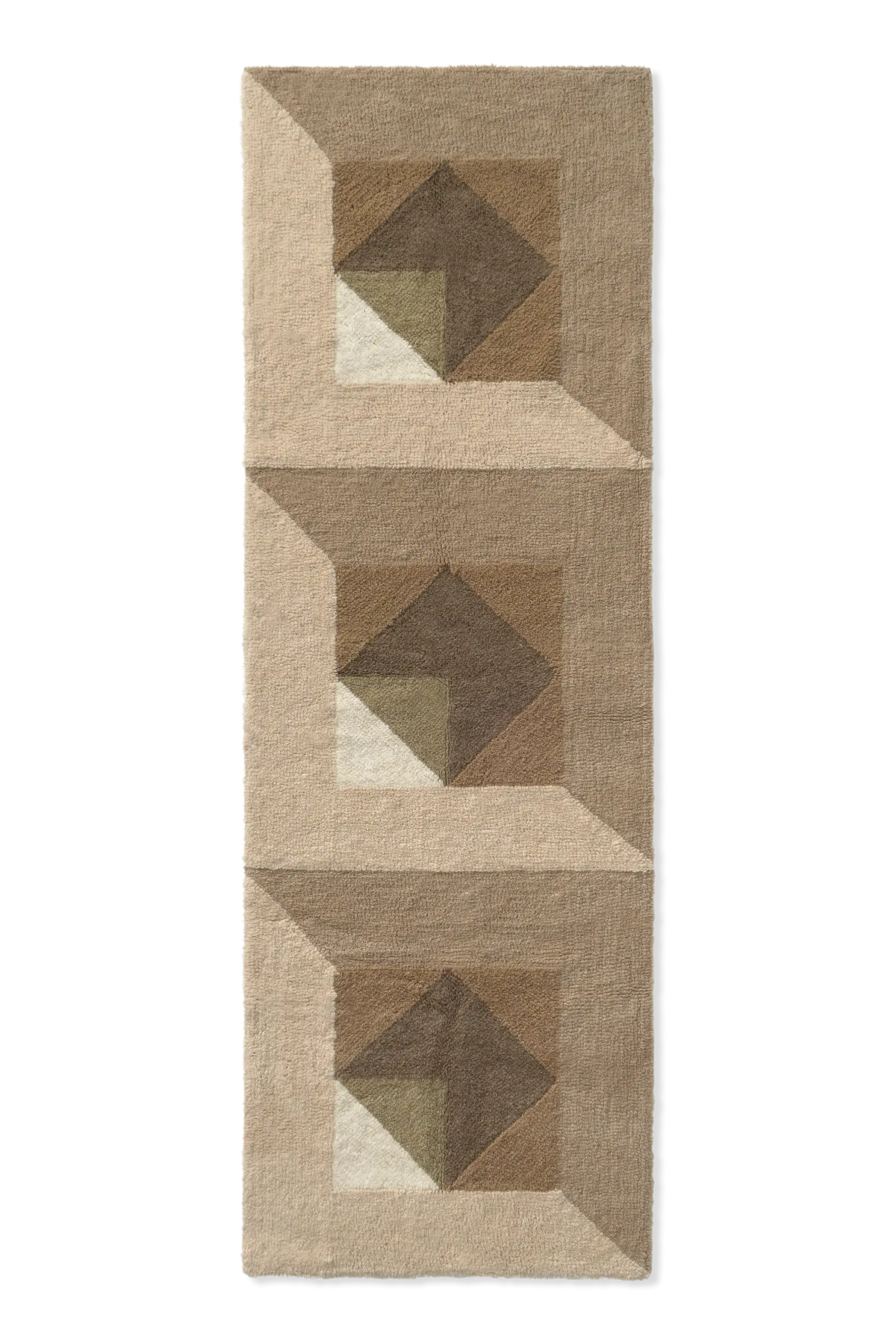 WOOL RUNNER RUG TESSERA NATURAL