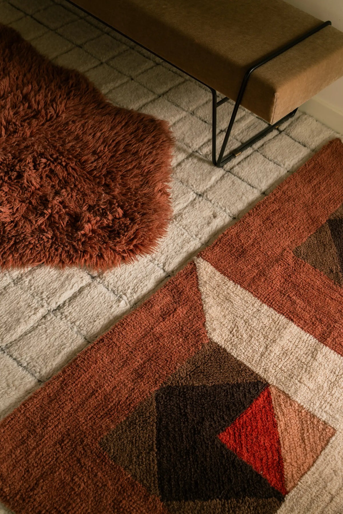 ALFOMBRA DE LANA TESSERA RED PEQUEÑA