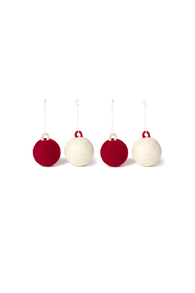 CHRISTMAS BALLS (SET OF 4)
