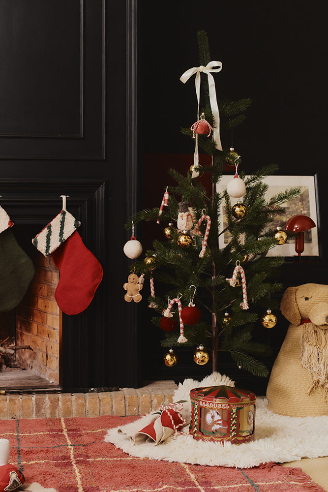 DECORAZIONE ALBERO PALLINE DI NATALE (CONFEZIONE DA 4)