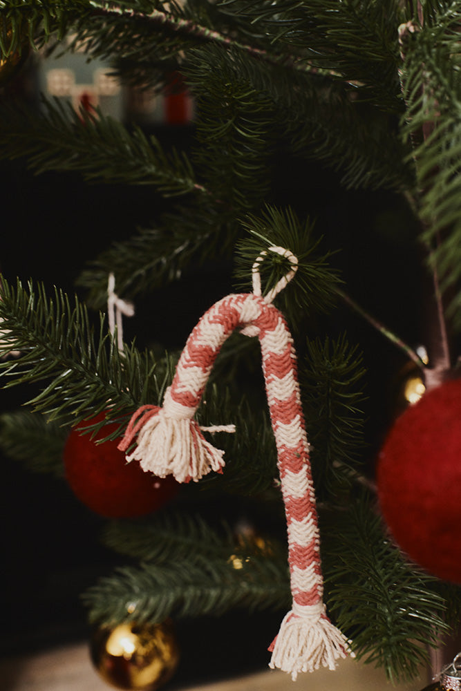 WEIHNACHTSBAUM-DEKO ZUCKERSTANGE (4ER-PACK)