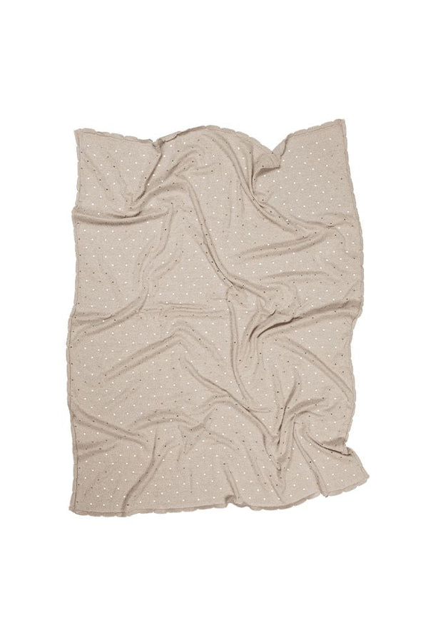 BABY BLANKET BISCUIT DUNE WHITE