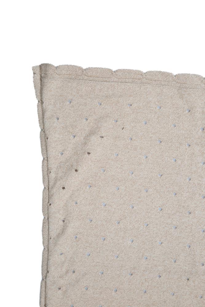 BABY BLANKET BISCUIT DUNE WHITE Lorena Canals
