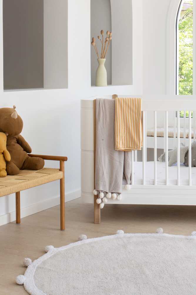 BABY BLANKET BUBBLY LIGHT GREY Lorena Canals