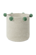 CESTINO BUBBLY NATURAL-GREEN