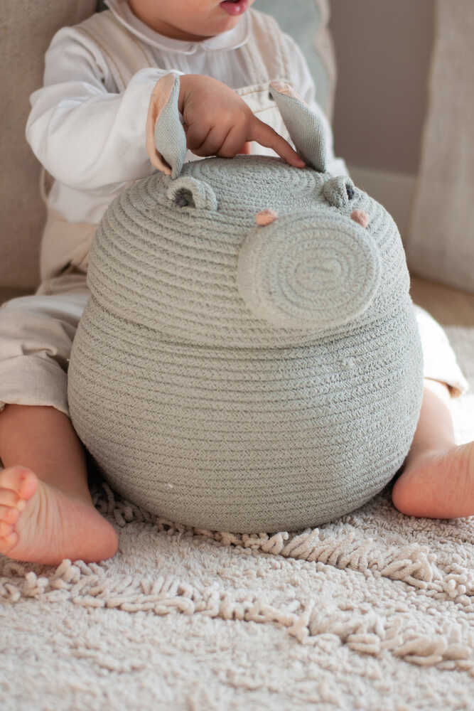 BASKET HENRY THE HIPPO Lorena Canals